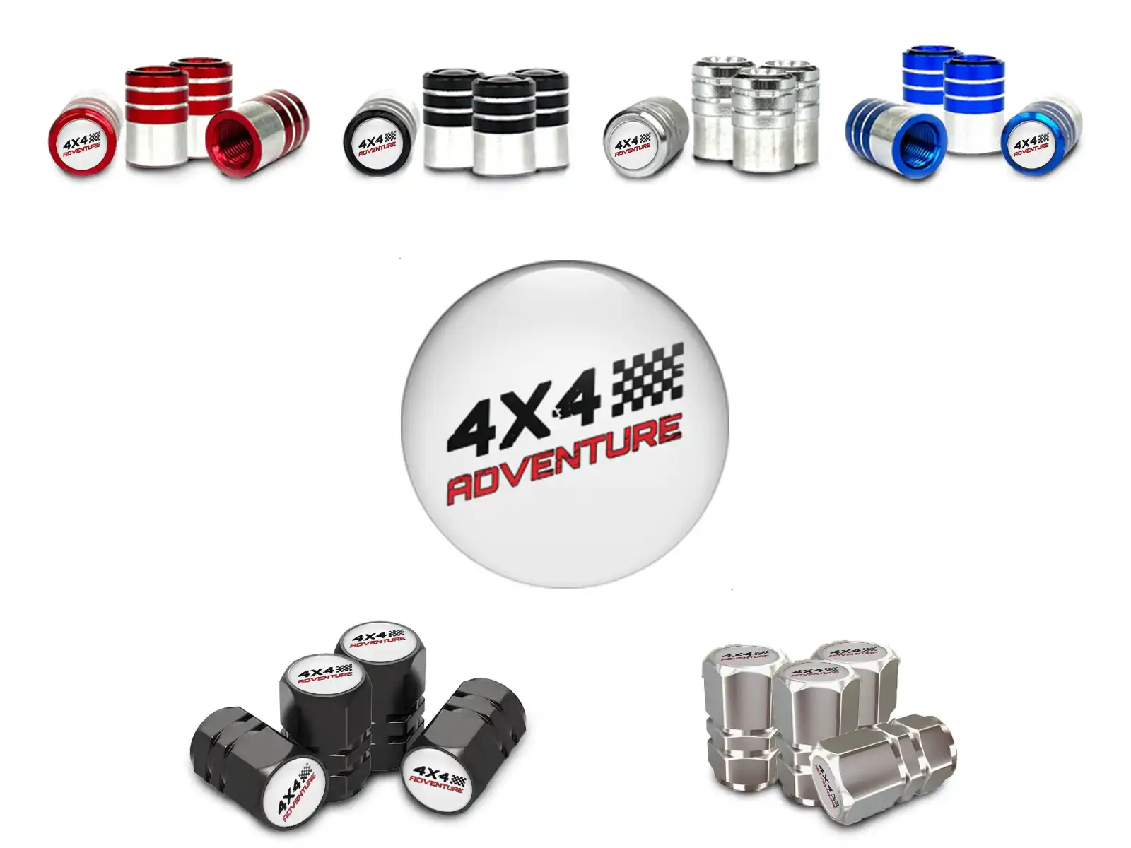 Rim Valve Caps Bicycle Standard Style